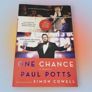 3/$12 One Chance Paperback Paul Potts